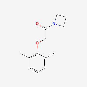 molecular formula C13H17NO2 B7473515 1-(Azetidin-1-yl)-2-(2,6-dimethylphenoxy)ethanone 