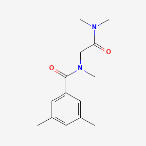 molecular formula C14H20N2O2 B7473546 N-[2-(dimethylamino)-2-oxoethyl]-N,3,5-trimethylbenzamide 