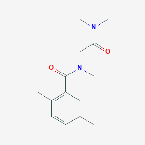 molecular formula C14H20N2O2 B7473574 N-[2-(dimethylamino)-2-oxoethyl]-N,2,5-trimethylbenzamide 