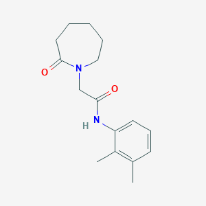molecular formula C16H22N2O2 B7473635 N-(2,3-dimethylphenyl)-2-(2-oxoazepan-1-yl)acetamide 