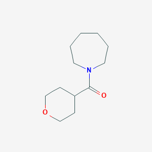 molecular formula C12H21NO2 B7473669 Azepan-1-yl(oxan-4-yl)methanone 