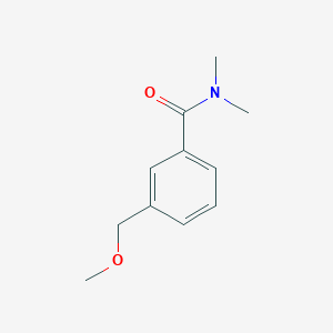 molecular formula C11H15NO2 B7473793 3-(methoxymethyl)-N,N-dimethylbenzamide 