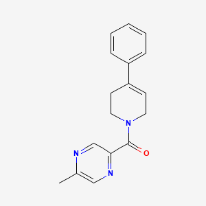 molecular formula C17H17N3O B7473852 (5-methylpyrazin-2-yl)-(4-phenyl-3,6-dihydro-2H-pyridin-1-yl)methanone 