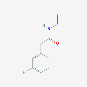 molecular formula C10H12FNO B7473899 N-ethyl-2-(3-fluorophenyl)acetamide 