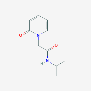 molecular formula C10H14N2O2 B7474009 2-(2-oxopyridin-1-yl)-N-propan-2-ylacetamide 
