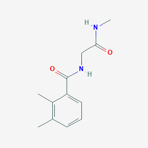 molecular formula C12H16N2O2 B7474074 2,3-dimethyl-N-[2-(methylamino)-2-oxoethyl]benzamide 