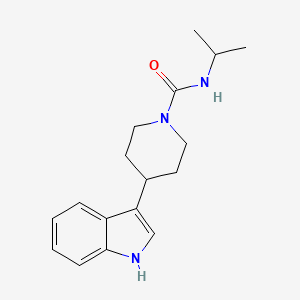 molecular formula C17H23N3O B7474218 4-(1H-indol-3-yl)-N-propan-2-ylpiperidine-1-carboxamide 