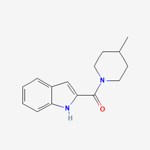 molecular formula C15H18N2O B7474241 1H-indol-2-yl-(4-methylpiperidin-1-yl)methanone 