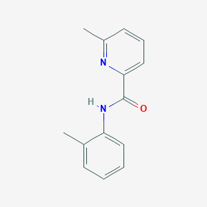 molecular formula C14H14N2O B7474258 6-methyl-N-(2-methylphenyl)pyridine-2-carboxamide 