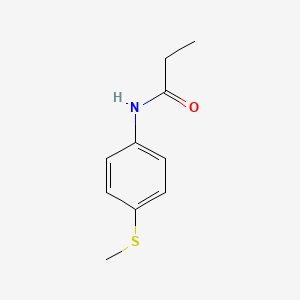molecular formula C10H13NOS B7474310 N-(4-methylsulfanylphenyl)propanamide 