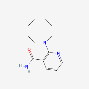 molecular formula C13H19N3O B7474332 2-(Azocan-1-yl)pyridine-3-carboxamide 