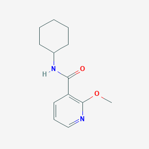 molecular formula C13H18N2O2 B7474372 N-cyclohexyl-2-methoxypyridine-3-carboxamide 