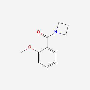 molecular formula C11H13NO2 B7474413 Azetidin-1-yl-(2-methoxyphenyl)methanone 