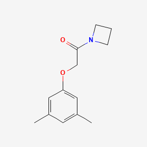 molecular formula C13H17NO2 B7474697 1-(Azetidin-1-yl)-2-(3,5-dimethylphenoxy)ethanone 