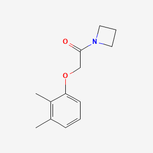 molecular formula C13H17NO2 B7474727 1-(Azetidin-1-yl)-2-(2,3-dimethylphenoxy)ethanone 