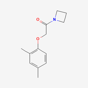 molecular formula C13H17NO2 B7474730 1-(Azetidin-1-yl)-2-(2,4-dimethylphenoxy)ethanone 