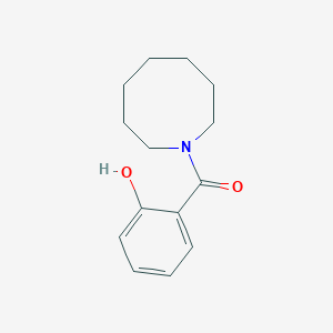 molecular formula C14H19NO2 B7474816 Azocan-1-yl-(2-hydroxyphenyl)methanone 