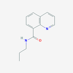 molecular formula C13H14N2O B7474819 N-propylquinoline-8-carboxamide 