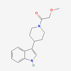 molecular formula C16H20N2O2 B7474839 1-[4-(1H-indol-3-yl)piperidin-1-yl]-2-methoxyethanone 
