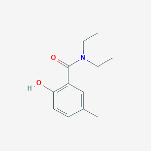 molecular formula C12H17NO2 B7474848 N,N-diethyl-2-hydroxy-5-methylbenzamide 