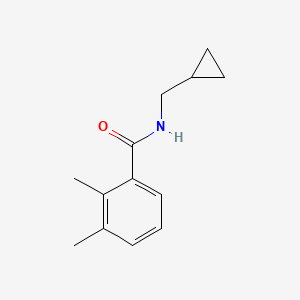 molecular formula C13H17NO B7474915 N-(cyclopropylmethyl)-2,3-dimethylbenzamide 