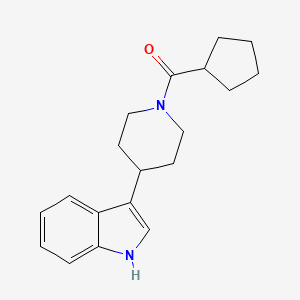 molecular formula C19H24N2O B7475091 cyclopentyl-[4-(1H-indol-3-yl)piperidin-1-yl]methanone 