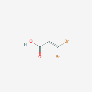 molecular formula C3H2Br2O2 B074754 3,3-Dibromacrylsäure CAS No. 1578-21-8