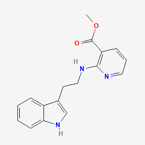 molecular formula C17H17N3O2 B7475644 methyl 2-[2-(1H-indol-3-yl)ethylamino]pyridine-3-carboxylate 