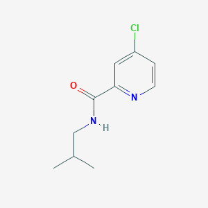 molecular formula C10H13ClN2O B7475815 4-chloro-N-(2-methylpropyl)pyridine-2-carboxamide 