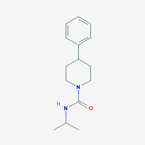 molecular formula C15H22N2O B7475821 4-phenyl-N-propan-2-ylpiperidine-1-carboxamide 