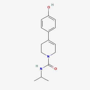 4-(4-hydroxyphenyl)-N-propan-2-yl-3,6-dihydro-2H-pyridine-1-carboxamide