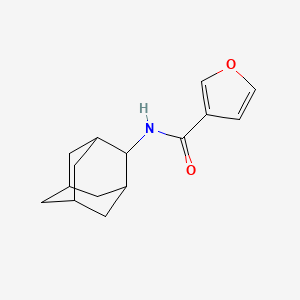 molecular formula C15H19NO2 B7475827 N-(2-adamantyl)furan-3-carboxamide 