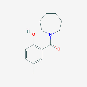 molecular formula C14H19NO2 B7475927 Azepan-1-yl-(2-hydroxy-5-methylphenyl)methanone 