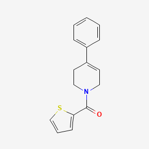 molecular formula C16H15NOS B7476011 (4-phenyl-3,6-dihydro-2H-pyridin-1-yl)-thiophen-2-ylmethanone 