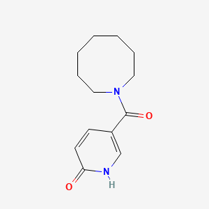 molecular formula C13H18N2O2 B7476231 5-(azocane-1-carbonyl)-1H-pyridin-2-one 