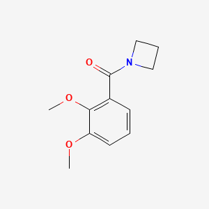 molecular formula C12H15NO3 B7476302 Azetidin-1-yl-(2,3-dimethoxyphenyl)methanone 