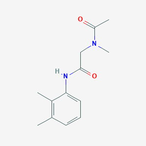 molecular formula C13H18N2O2 B7476374 2-[acetyl(methyl)amino]-N-(2,3-dimethylphenyl)acetamide 