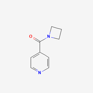 molecular formula C9H10N2O B7476440 Azetidin-1-yl(pyridin-4-yl)methanone 