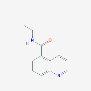 molecular formula C13H14N2O B7476715 N-propylquinoline-5-carboxamide 