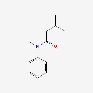 molecular formula C12H17NO B7477395 N,3-二甲基-N-苯基丁酰胺 