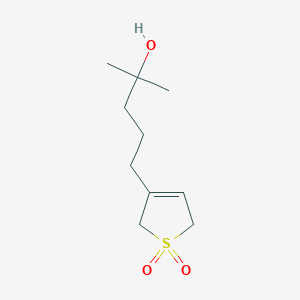 molecular formula C10H18O3S B074774 3-Thiophenebutanol, 2,5-dihydro-alpha,alpha-dimethyl-, 1,1-dioxide CAS No. 1135-22-4