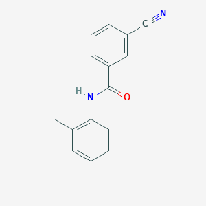 molecular formula C16H14N2O B7477480 3-cyano-N-(2,4-dimethylphenyl)benzamide 