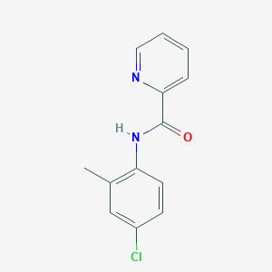 molecular formula C13H11ClN2O B7477508 N-(4-chloro-2-methylphenyl)pyridine-2-carboxamide 