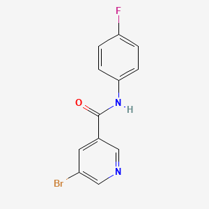 5-bromo-N-(4-fluorophenyl)pyridine-3-carboxamide