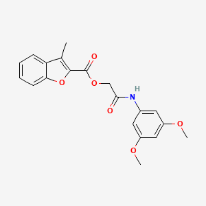 [2-(3,5-Dimethoxyanilino)-2-oxoethyl] 3-methyl-1-benzofuran-2-carboxylate