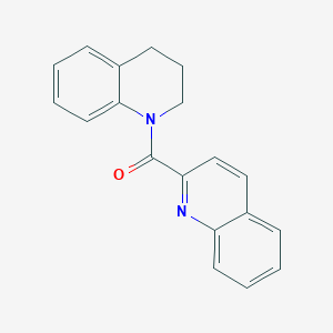 molecular formula C19H16N2O B7478013 3,4-dihydro-2H-quinolin-1-yl(quinolin-2-yl)methanone 