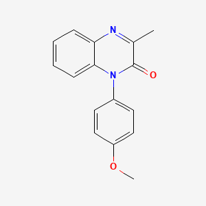 molecular formula C16H14N2O2 B7478035 1,2-Dihydro-1-(4-methoxyphenyl)-3-methylquinoxalin-2-one 
