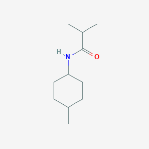 molecular formula C11H21NO B7478080 2-methyl-N-(4-methylcyclohexyl)propanamide 
