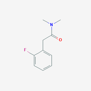 molecular formula C10H12FNO B7478108 2-(2-fluorophenyl)-N,N-dimethylacetamide 