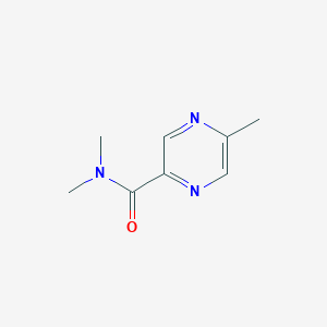 molecular formula C8H11N3O B7478118 N,N,5-trimethylpyrazine-2-carboxamide 